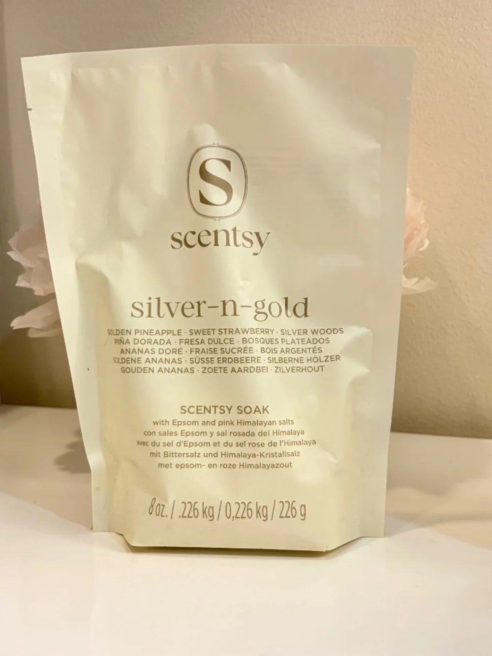 Scentsy Soak Silver-n-Gold